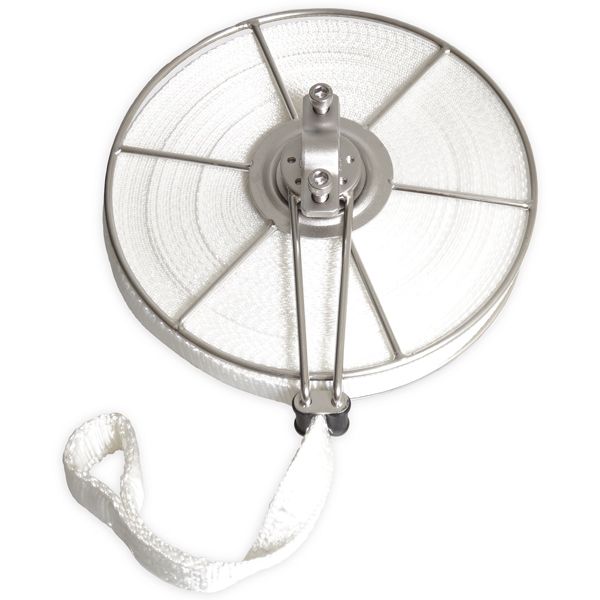 Rolle aus Edelstahl AISI316 mit Ankergurt