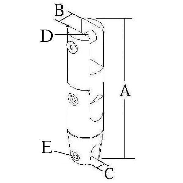 Ankerwirbel rostfreier Stahl mit Gelenk