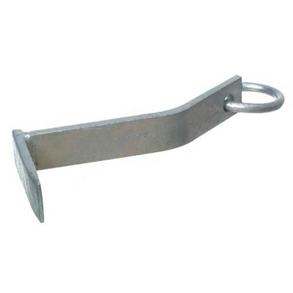 Schärenhaken mit Ring gewinkelt galvanisiert