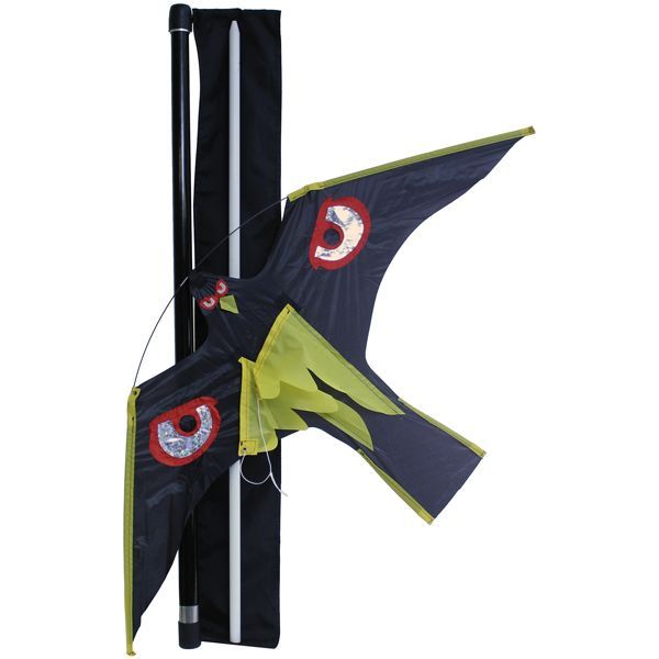 Vogelschreck mit 6m Glasfiberstange und 5m Leine