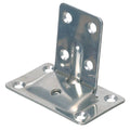 Tischplattenhalter rostfreier Stahl L=85mm B=50,5mm H=62mm Paar