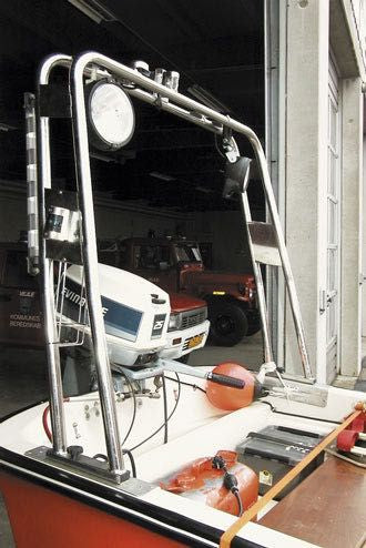 Targabügel rostfreier Stahl 70° Winkel B=145-230cm H=125mm Rohr D=32/40mm