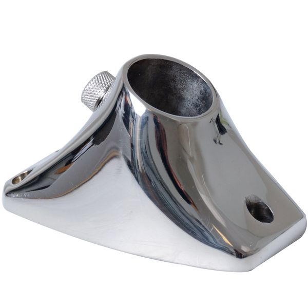Flaggenstockhalter rostfreier Stahl für 25mm Flaggenstock zum Aufbau