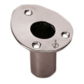 Roca Flaggenstockhalter rostfreier Stahl zum Einbau für Flaggenstock D=25mm