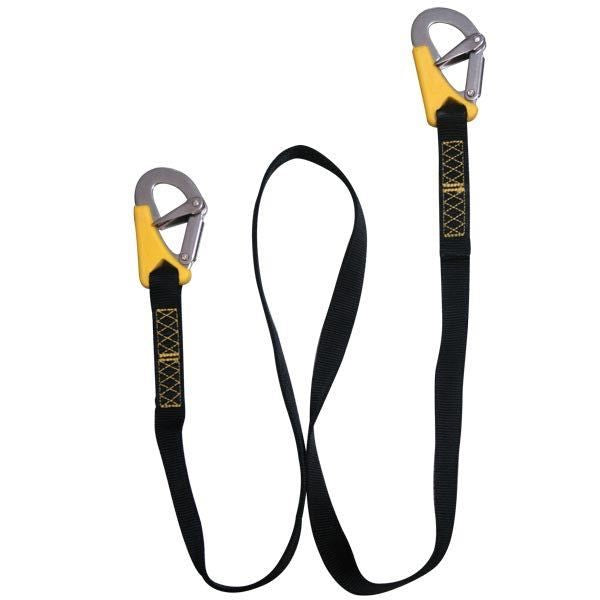 Lifeleine mit 2 Sicherheitskarabinerhaken  L=185cm