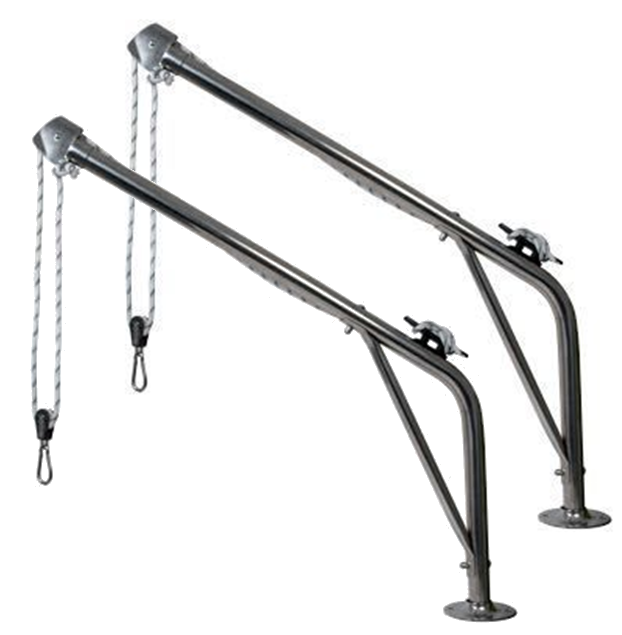 Davit Set (2 Stk) für Beiboote bis max 85kg, rostfreier Stahl