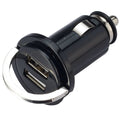 USB Ladegerät Eingang 12/24VDC Ausgang 5V/2,1A für Zigarettenanzündersteckdosen