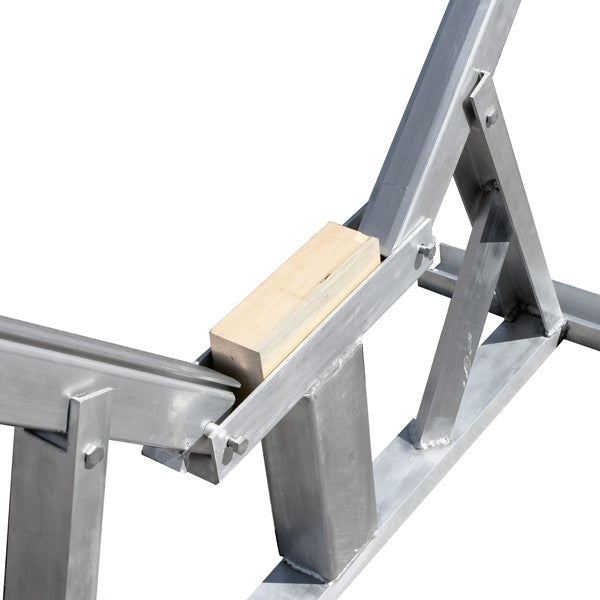 1852 Bootslagerbock Aluminium 2 Stück für Boote bis 2000kg