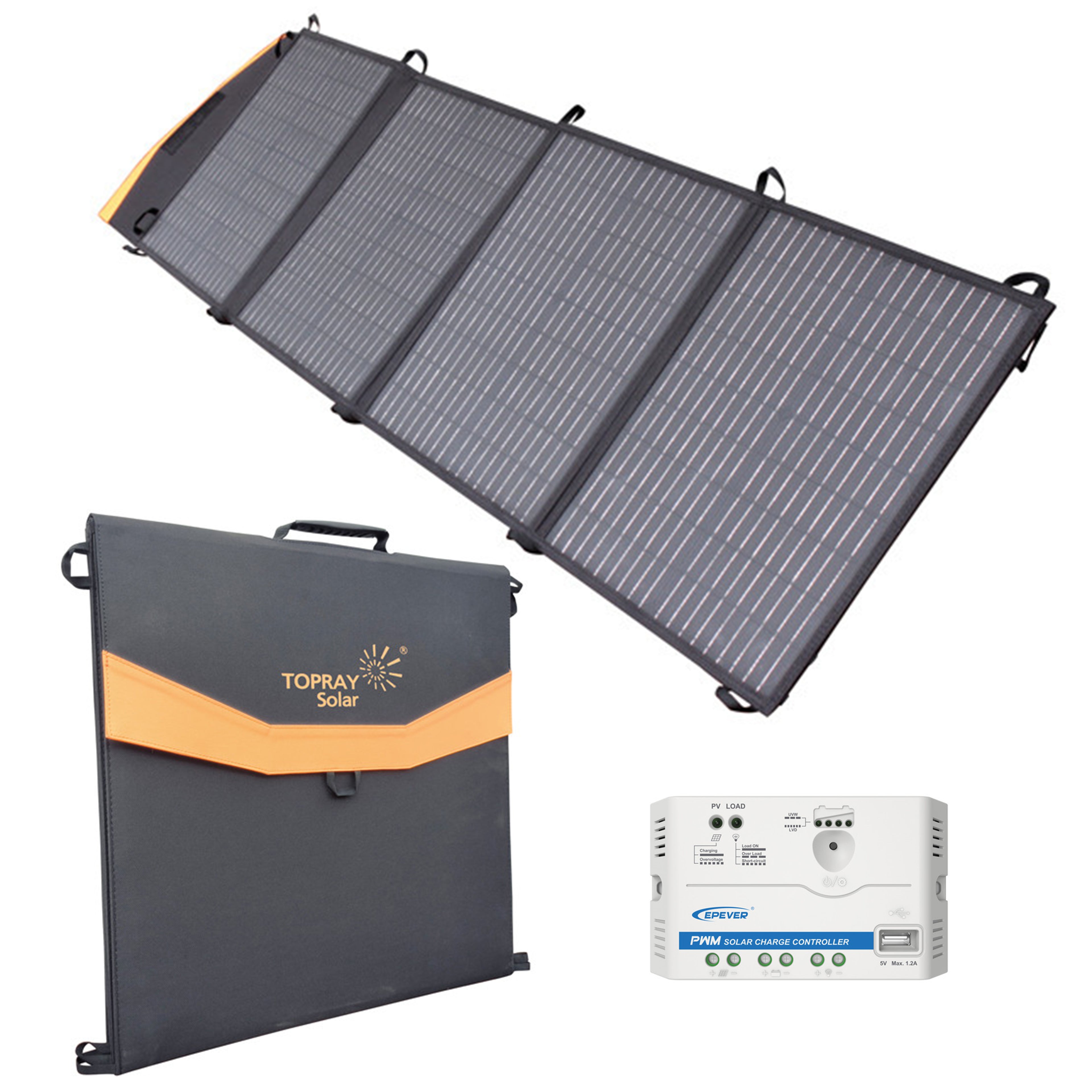 1852 Solarpaneel faltbar mit Laderegler