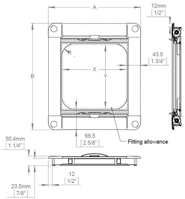 Skyscreen Roller Recessed
