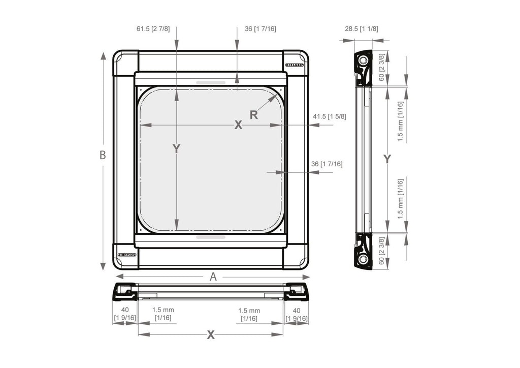 Skyscreen Roller Surface 2 weiß