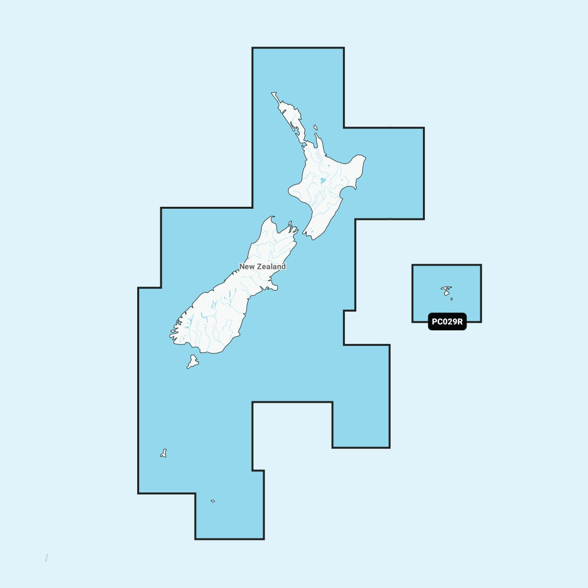 Navionics+ PC029R Neuseeland