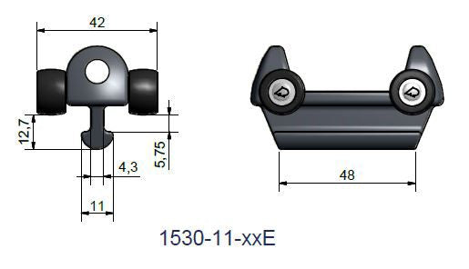 Rutgerson BS Rutscher mit M10-Gewinde