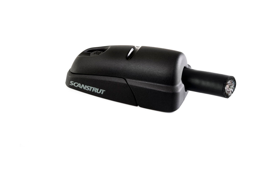 Scanstrut Kabeldurchführung DS-H10-BLK Kunststoff waagerechte Montage für Kabel D=6-10mm schwarz