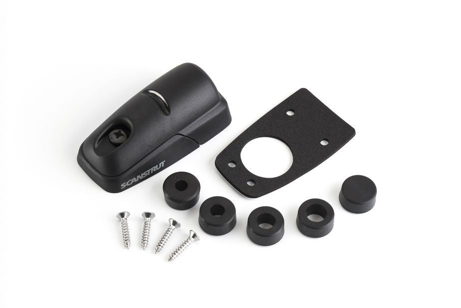Scanstrut Kabeldurchführung DS-H10-BLK Kunststoff waagerechte Montage für Kabel D=6-10mm schwarz