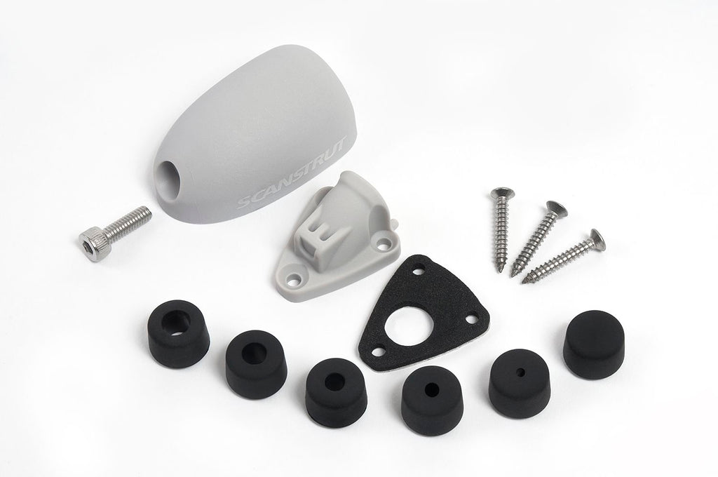 Scanstrut Kabeldurchführung DS-H6 Kunststoff waagerechte Montage für Kabel D=2-6mm grau