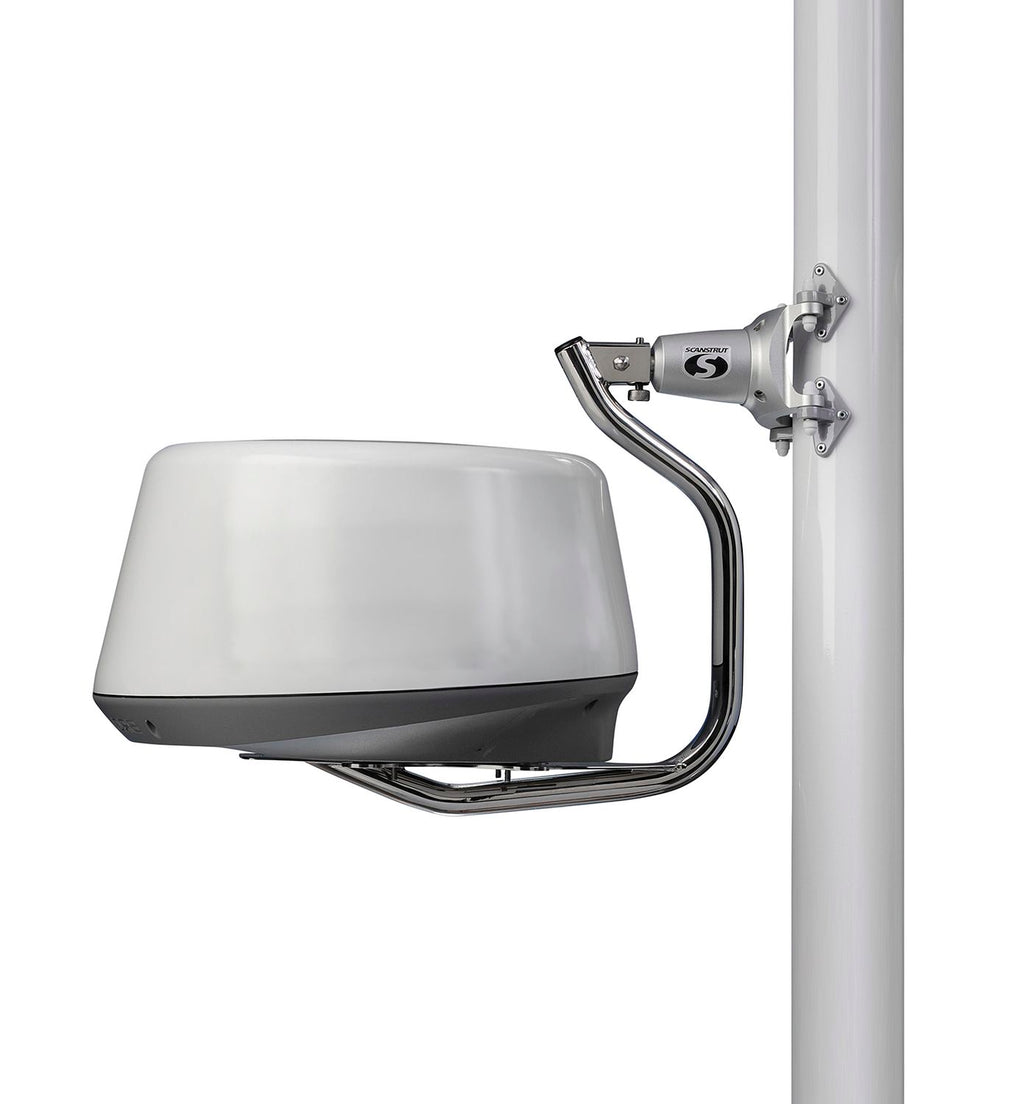 Scanstrut Radarhalterung LMM-1 für Mastmontage mit kardanischer Halterung weiss