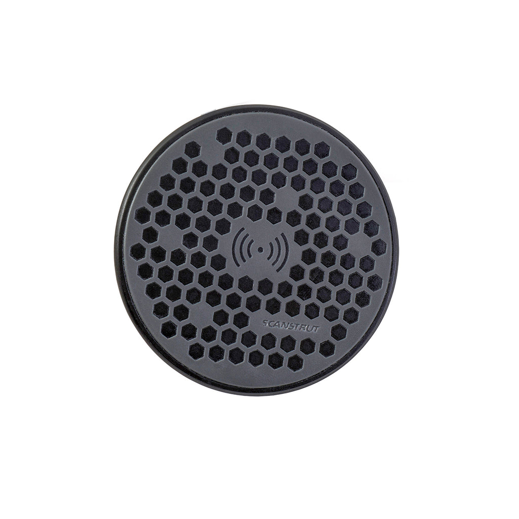 Scanstrut Ladegerät Surface SC-CW-02F Aufbauversion für kabelloses Laden von Smartphones 10-30V Eingang 2A Ausgang 10W wasserdicht nach IPX6 zum Einbau