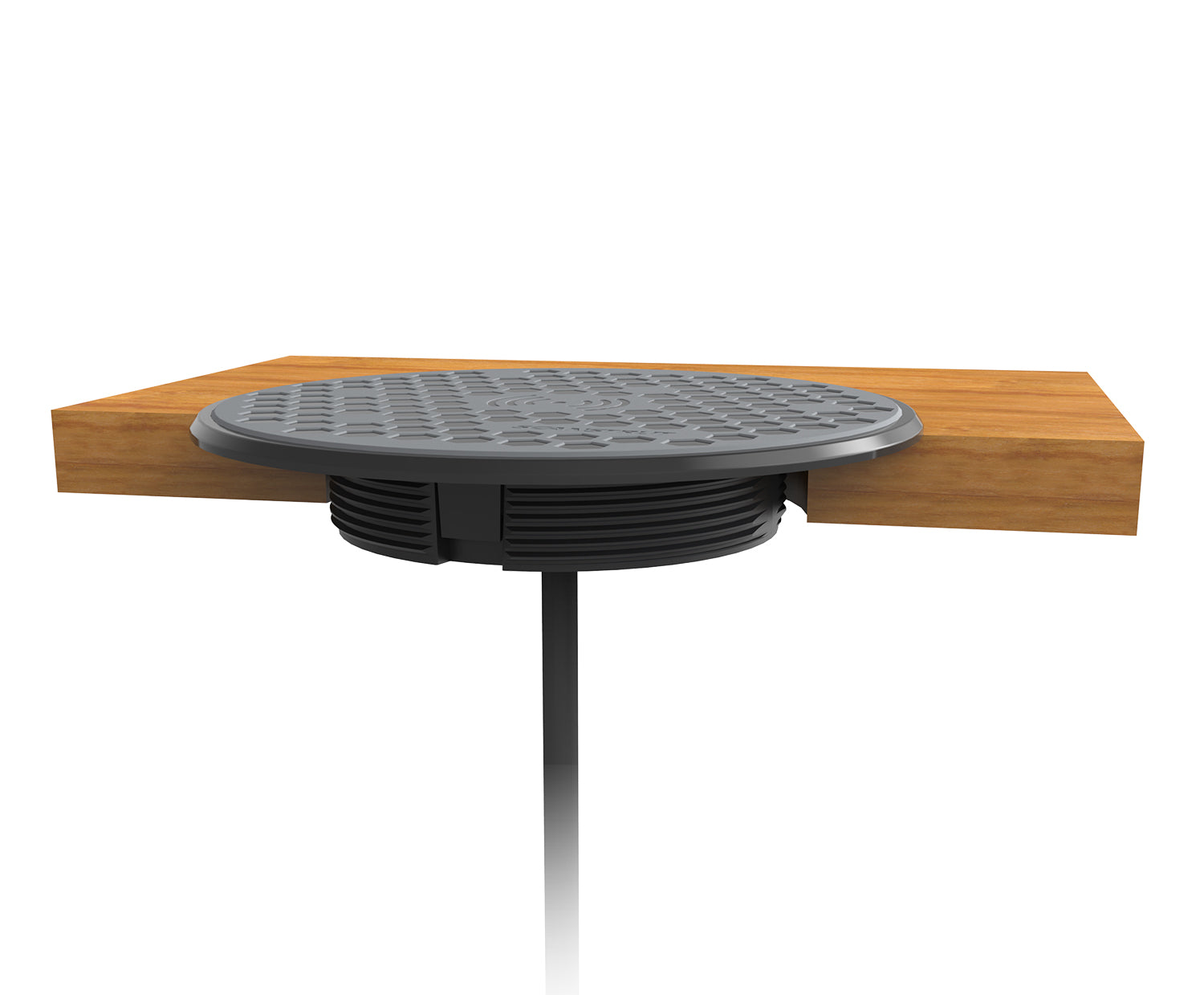Scanstrut Ladegerät Surface SC-CW-02F Aufbauversion für kabelloses Laden von Smartphones 10-30V Eingang 2A Ausgang 10W wasserdicht nach IPX6 zum Einbau