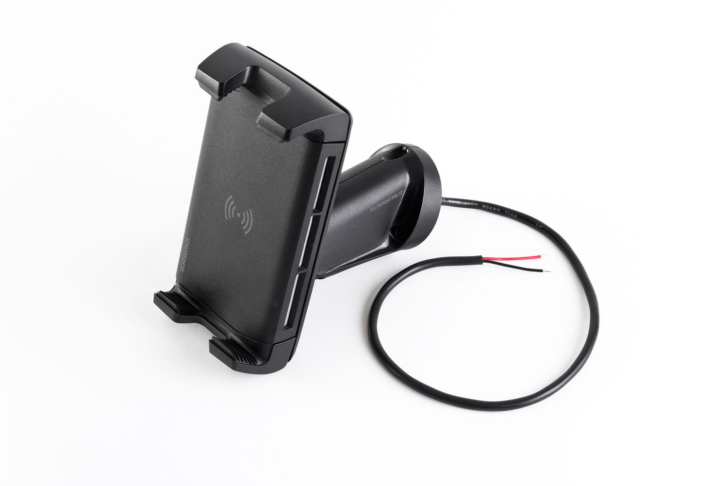 Scanstrut ROKK Ladegerät Edge SC-CW-05F mit Standfuss-Halterung für kabelloses Laden von Smartphones 12/24V 10W Ausgang max 2A wasserdicht nach IPX6
