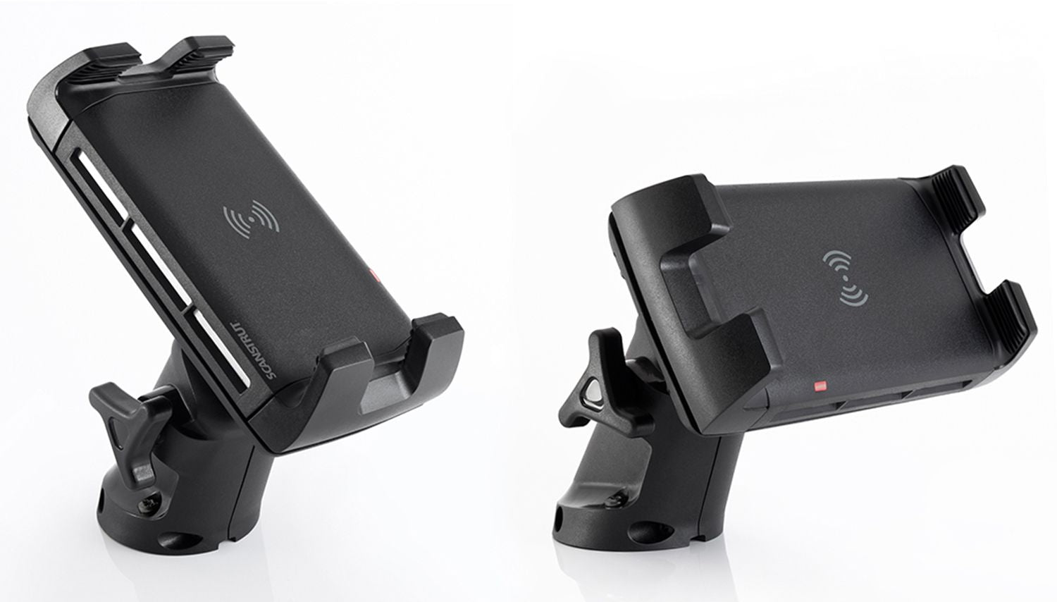 Scanstrut ROKK Ladegerät Edge SC-CW-05F mit Standfuss-Halterung für kabelloses Laden von Smartphones 12/24V 10W Ausgang max 2A wasserdicht nach IPX6