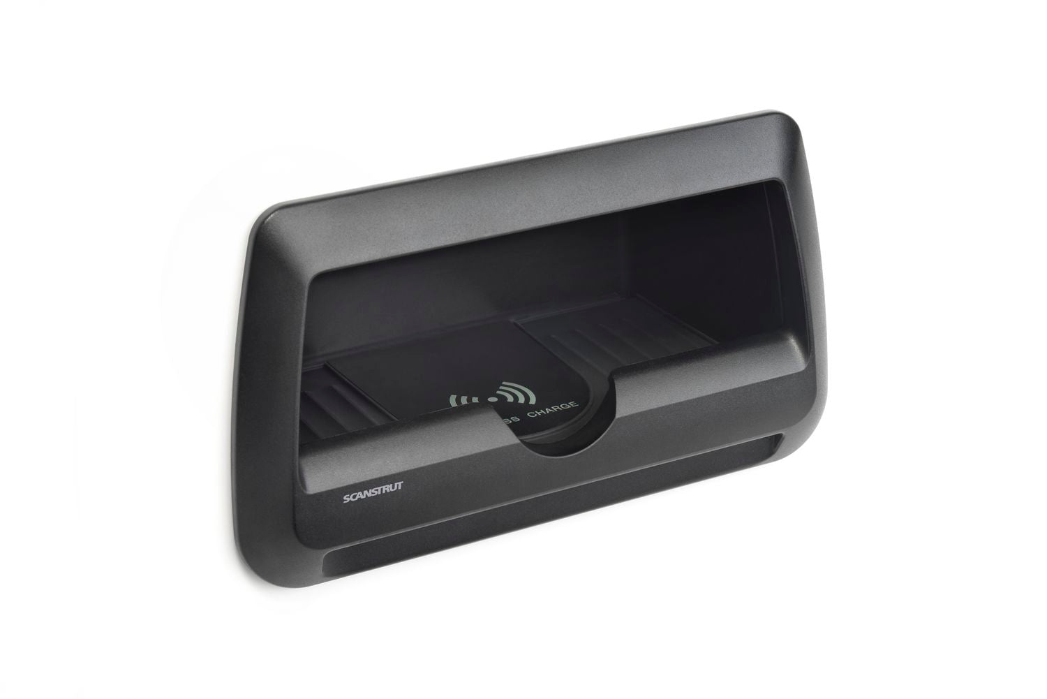 Scanstrut ROKK Ladegerät COVE SC-CW-09F Ablagefach quer zum Einlegen für kabelloses Laden von Smartphones 12/24V 10W Ausgang max 2A wasserdicht nach IPX6