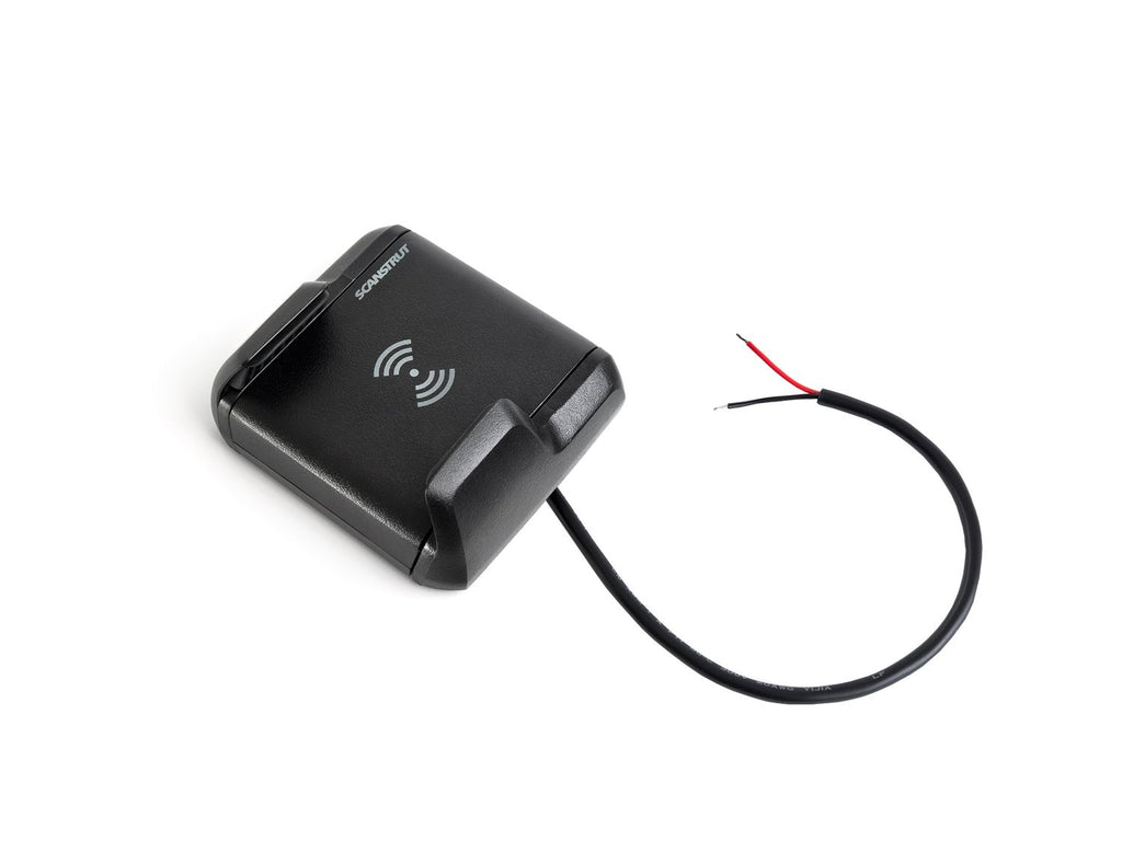 Scanstrut Ladegerät Nano SC-CW-11F zum Anbaufür kabelloses Laden von Smartphones mit Halterung 10-30V Einmgang  2A Ausgang 10W wasserdicht nach IPX6