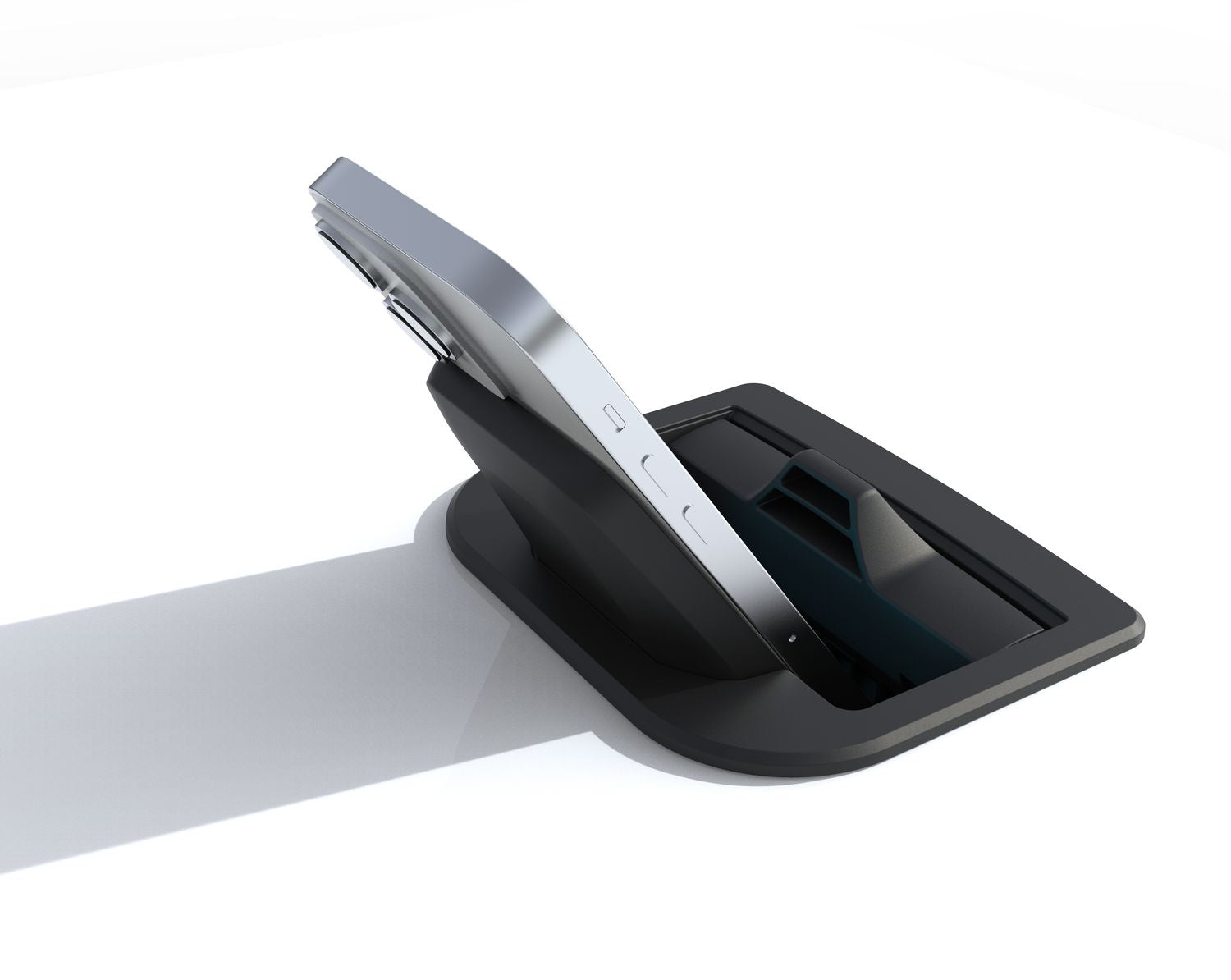 Scanstrut Ladegerät Aura SC-CW-12F zum Einbau für kabelloses Laden von Smartphones 10-30V Eingang 2A Ausgang 10W wasserdicht gem. IPX6