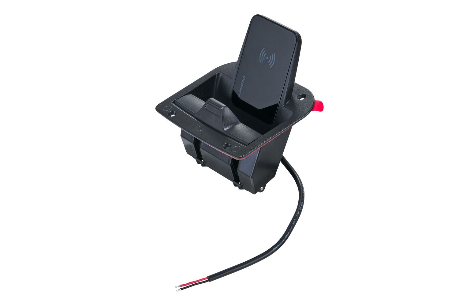 Scanstrut Ladegerät Aura SC-CW-12F zum Einbau für kabelloses Laden von Smartphones 10-30V Eingang 2A Ausgang 10W wasserdicht gem. IPX6