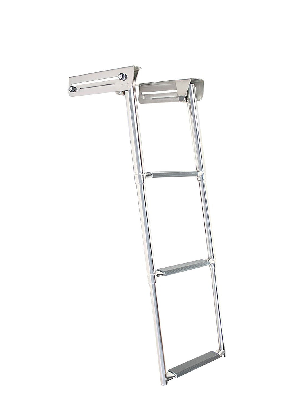 Batsystem Bootsleiter teleskopierbar mit Kassette L=880mm B=295mm D=300mm H=65mm 3 Stufen Kunststoff