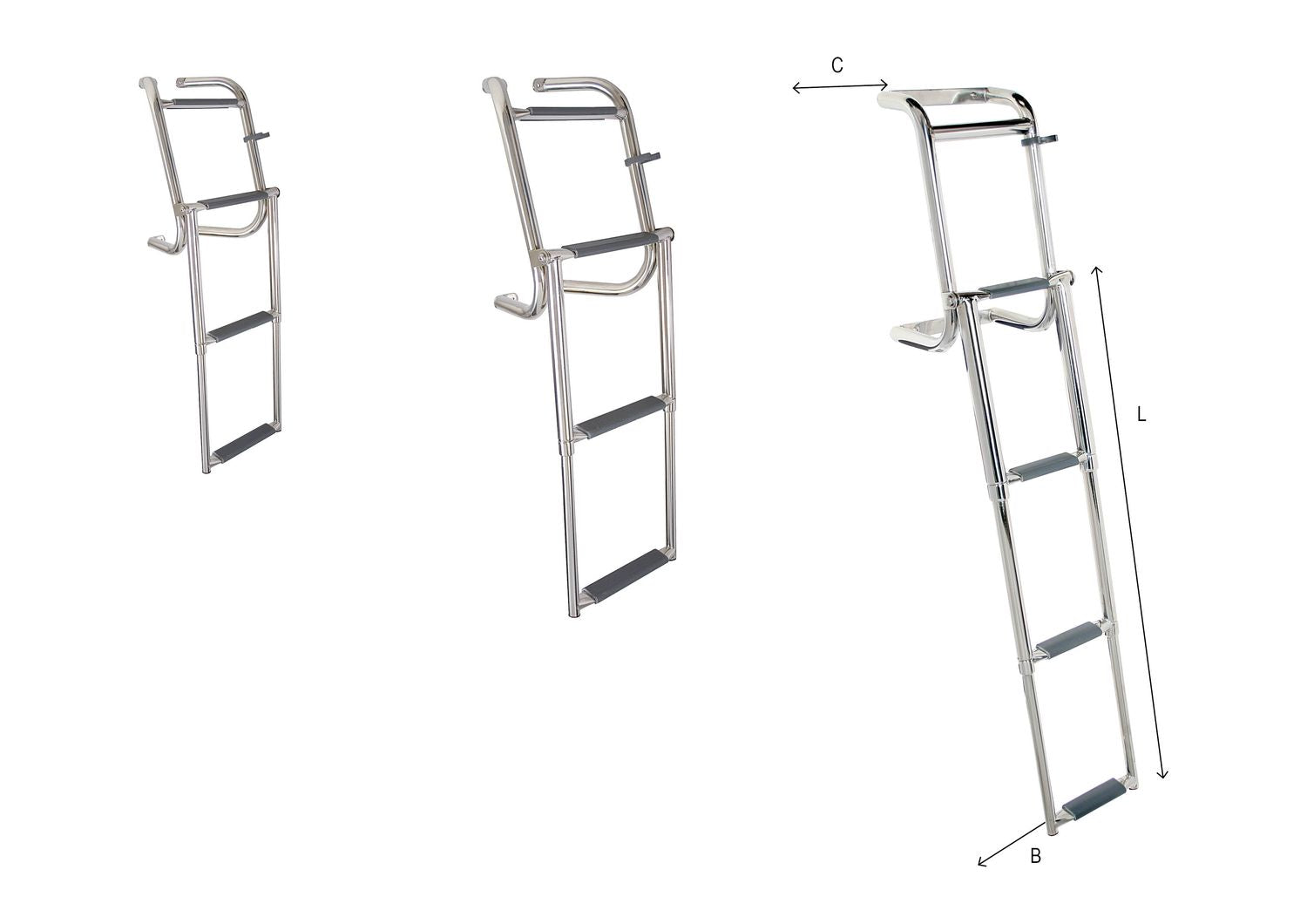 Batsystem Heckleiter klapp- u. teleskopierbar