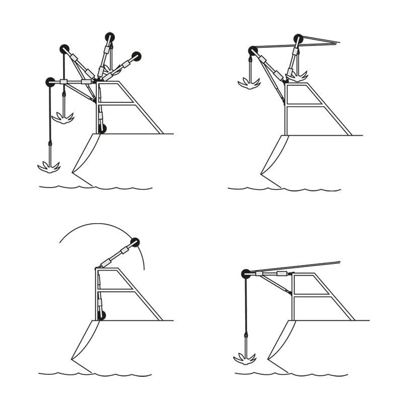 NOA Ankerausleger 10602 L=600 mm B=147 mm H=75 mm