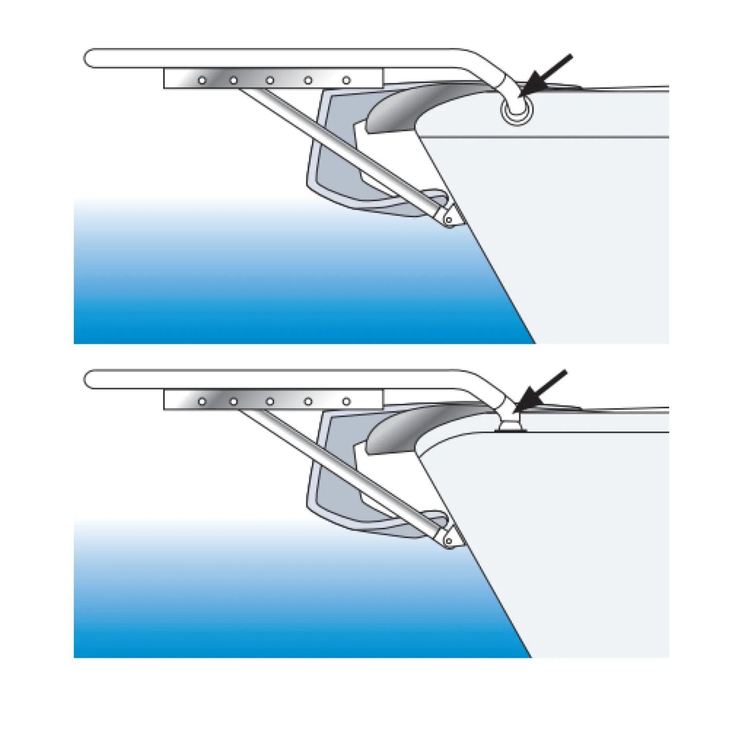 Batsystem Verlängerungsbeschlag 30° D=32 mm