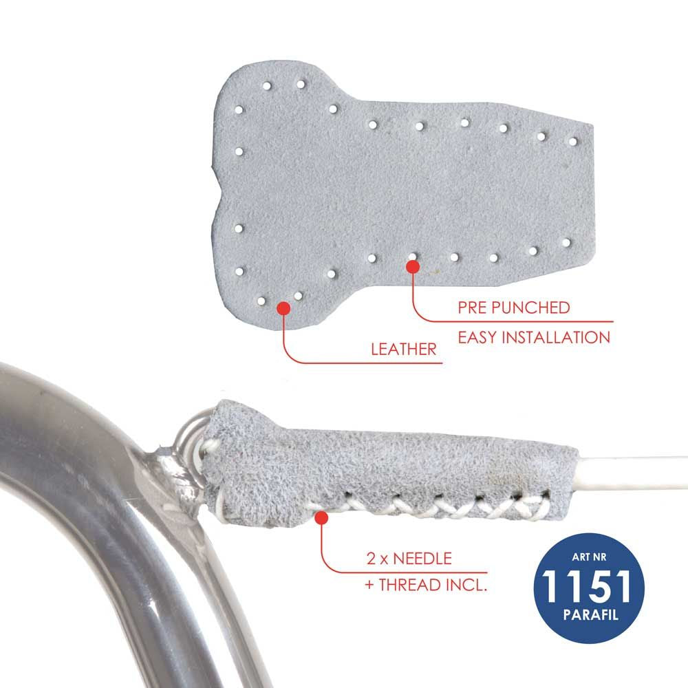 Waterline Relingsschoner für Parafil mit Segelnadel und Garn 2er-Pack
