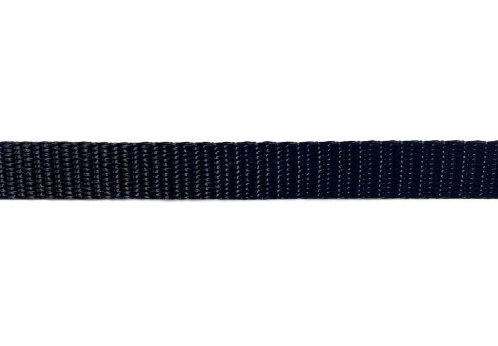 Schweres Polyester Gurtband Schwarz