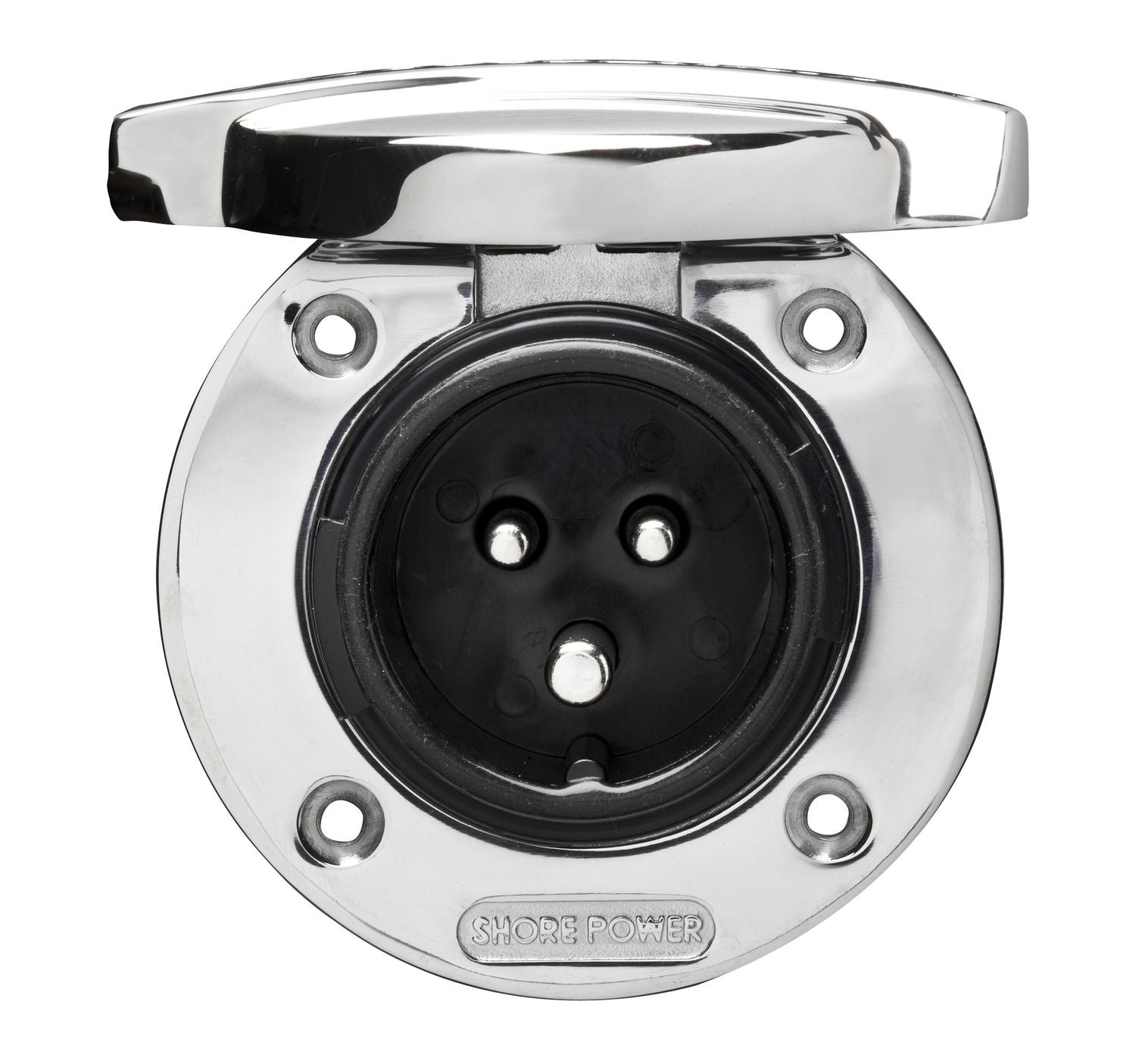 Landanschlussdose Edelstahl