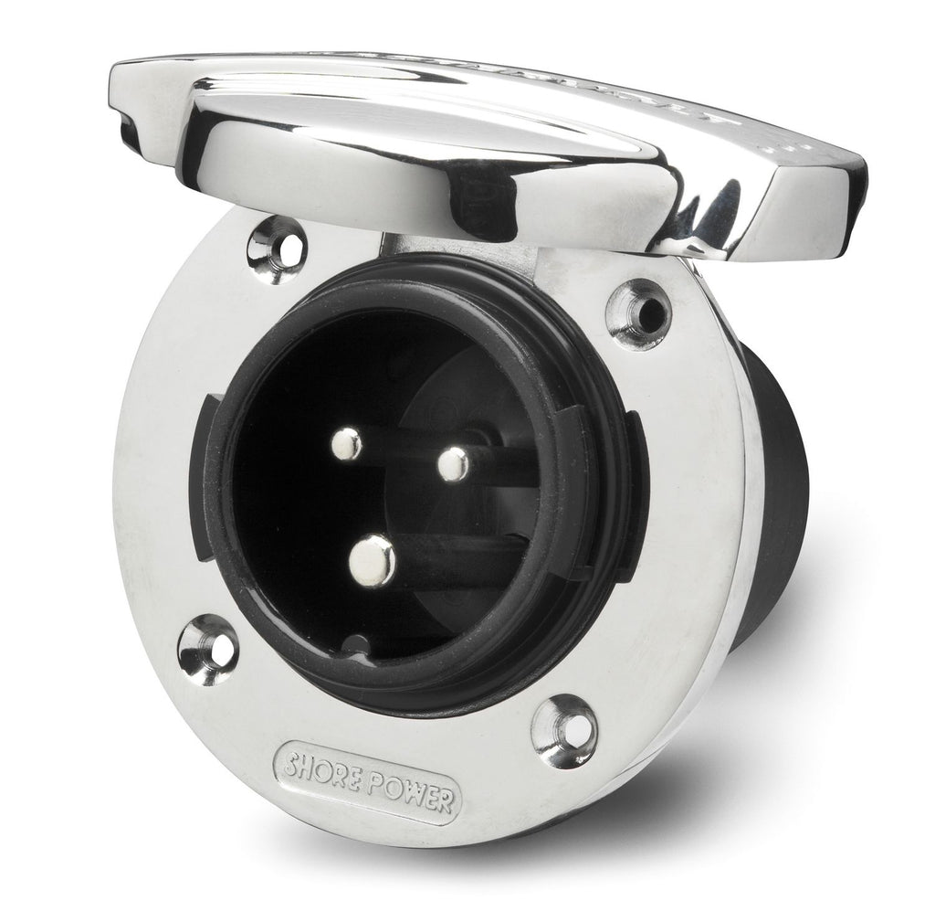 Landanschlussdose Edelstahl