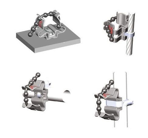 Robship Hook & Moor Mounting Clips 2er-Pack