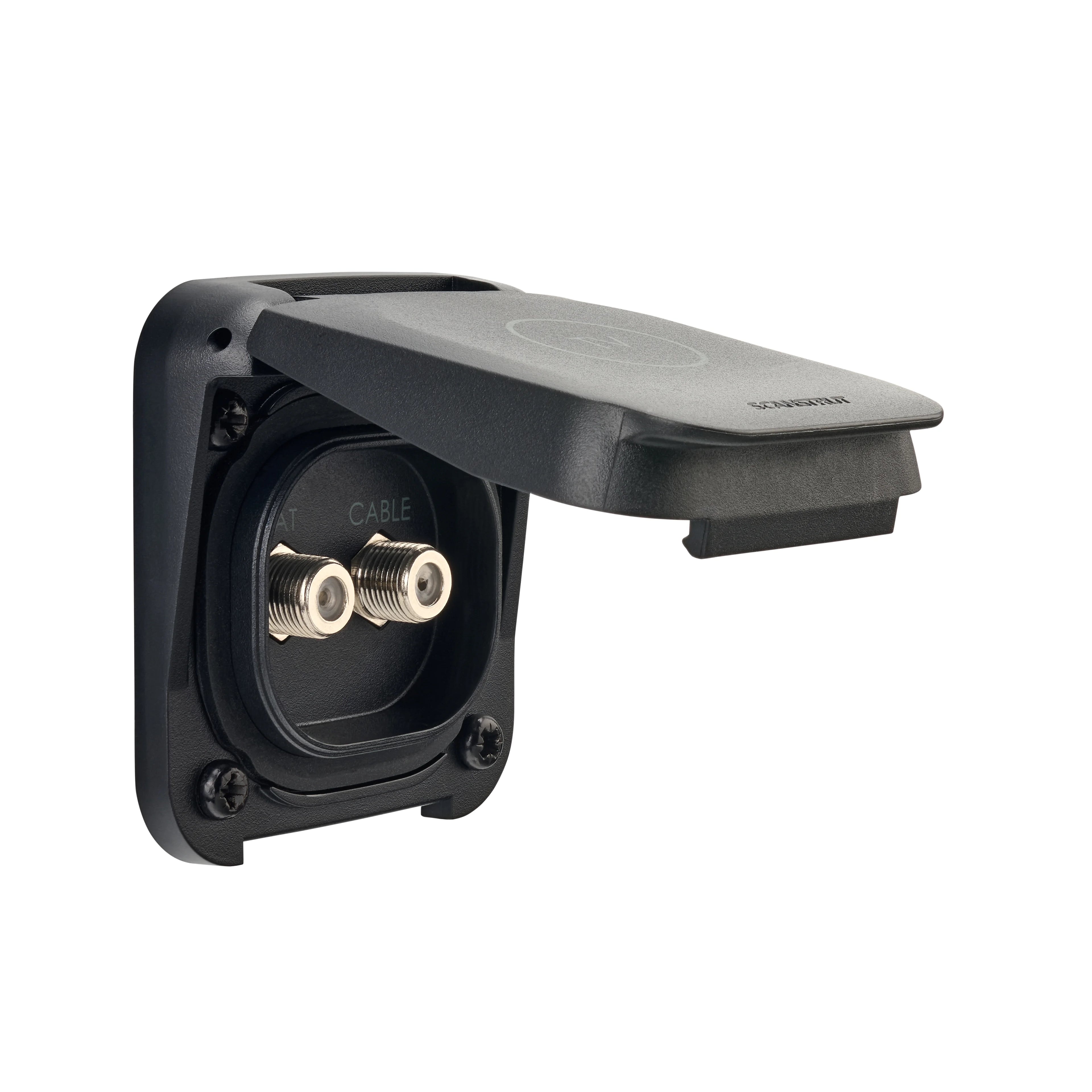 Scanstrut Ventura Serie - Doppelsteckdose für Koax-Antennenkabel wasserdicht nach IP68